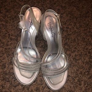 Silver heels